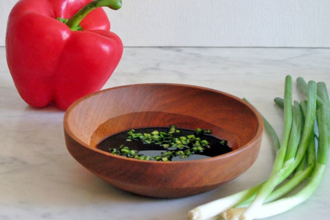 Small Wood Dipping Bowl