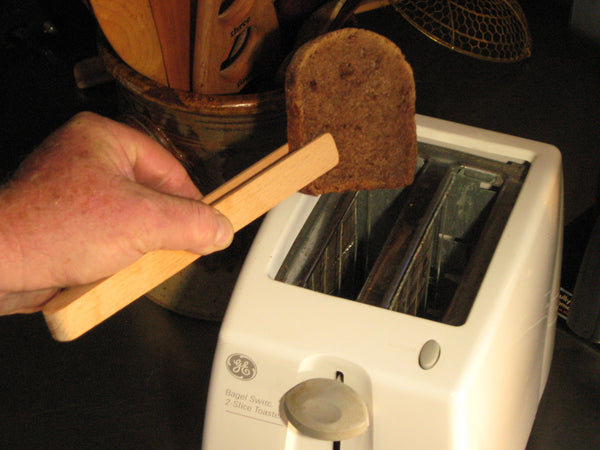 Wooden Toast Tongs | New Hampshire Bowl and Board 