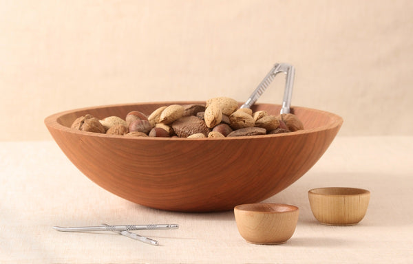 wood nut bowl