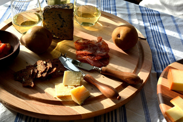 Extra Large Wood Lazy Susan Maple 19'' | New Hampshire Bowl and Board