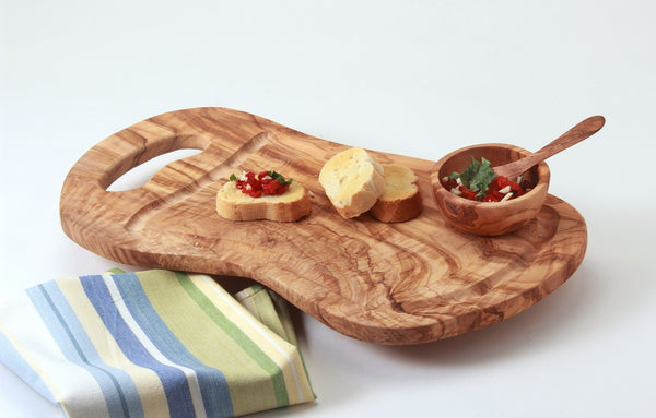 Olive Wood Cutting Board Solid Tree Trunk | New Hampshire Bowl and Board
