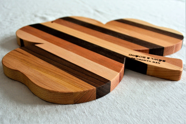 Wood Cutting Board Shamrock Shaped | New Hampshire Bowl and Board