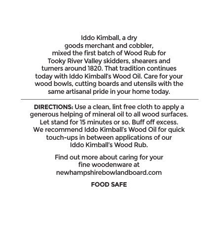 All Natural Oil for Fast Touch Ups | New Hampshire Bowl and Board