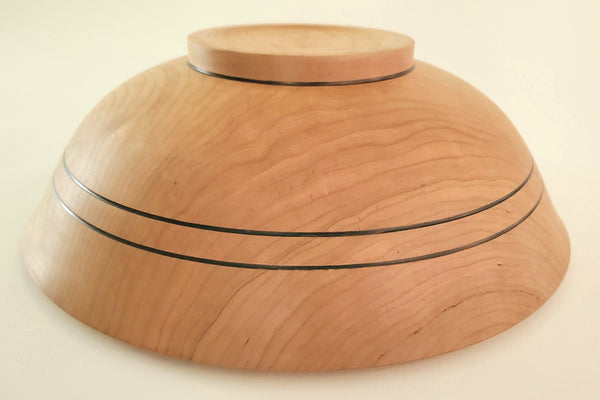 Wood Salad Bowl Wedding Gift 15.5"