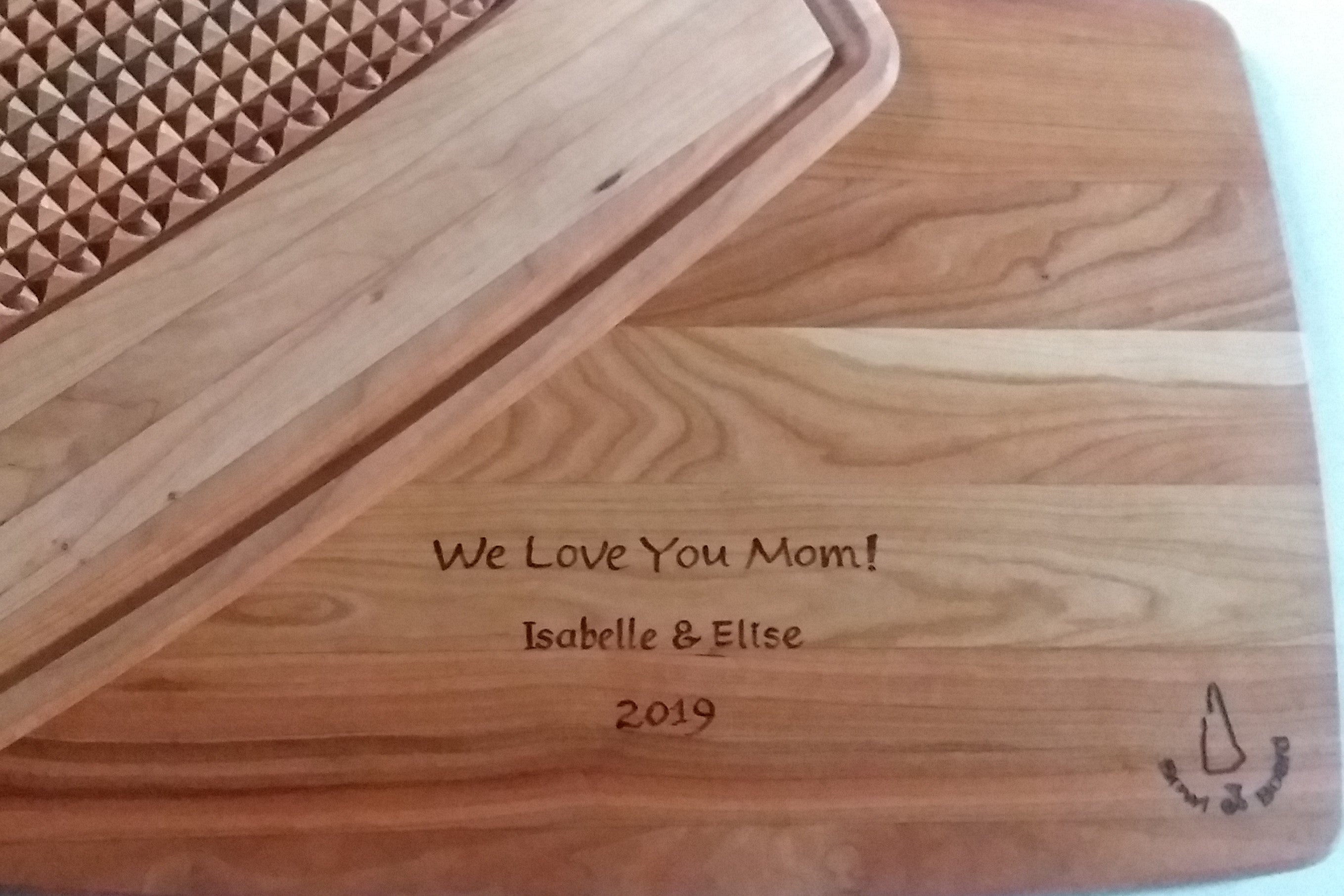 Wood Carving Board, Wood Cutting Boards, NH Bowl and Board