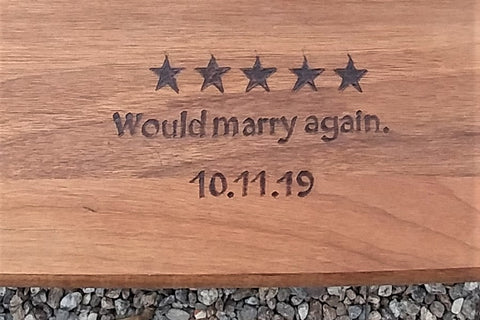 Personalized Walnut Non-Skid Carving Board