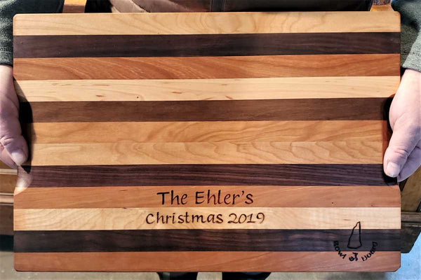 Personalized Charcuterie Board Choose Cherry, Walnut, or Multi-wood