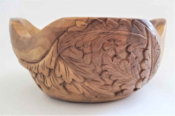 Arts and Crafts Teak Wood Bowl