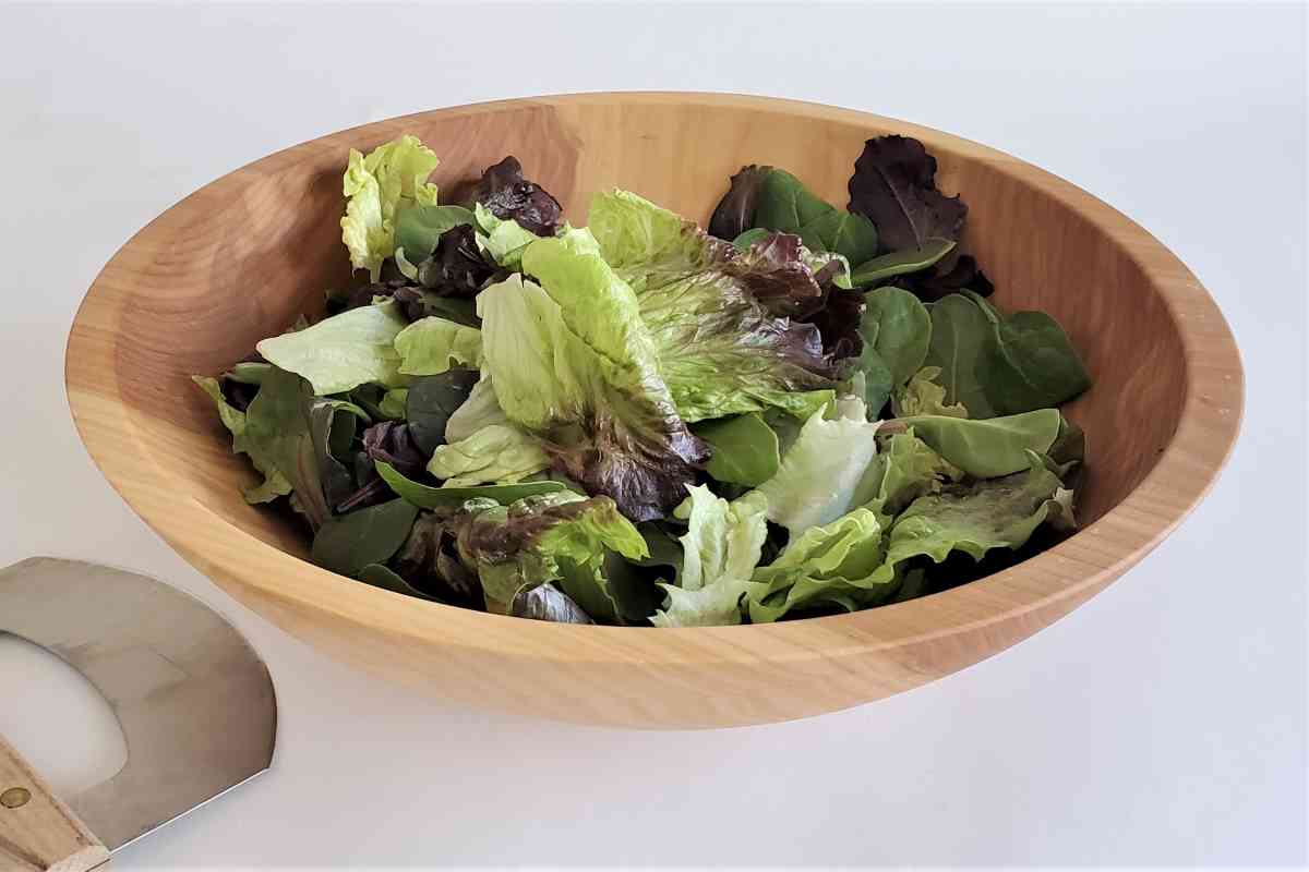Wood Chopped Salad Bowl Free Salad Chopper, NH Bowl and Board