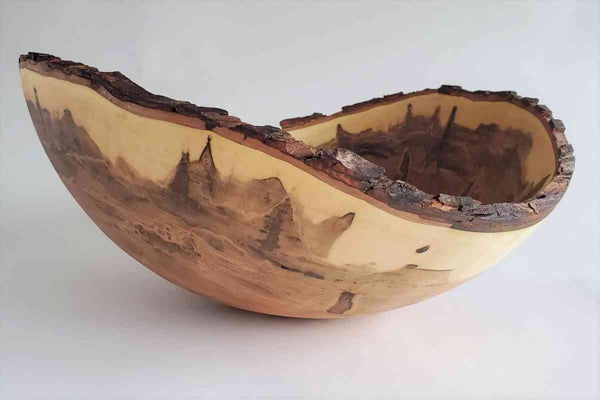 spalted maple bowl live edge