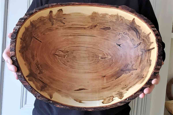 large carved bowl