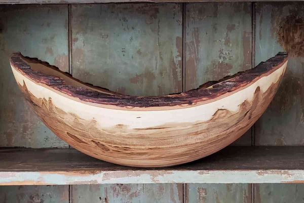 natural finish bowl