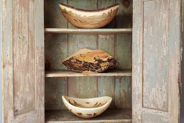 Large Maple Burl Bowl 19"