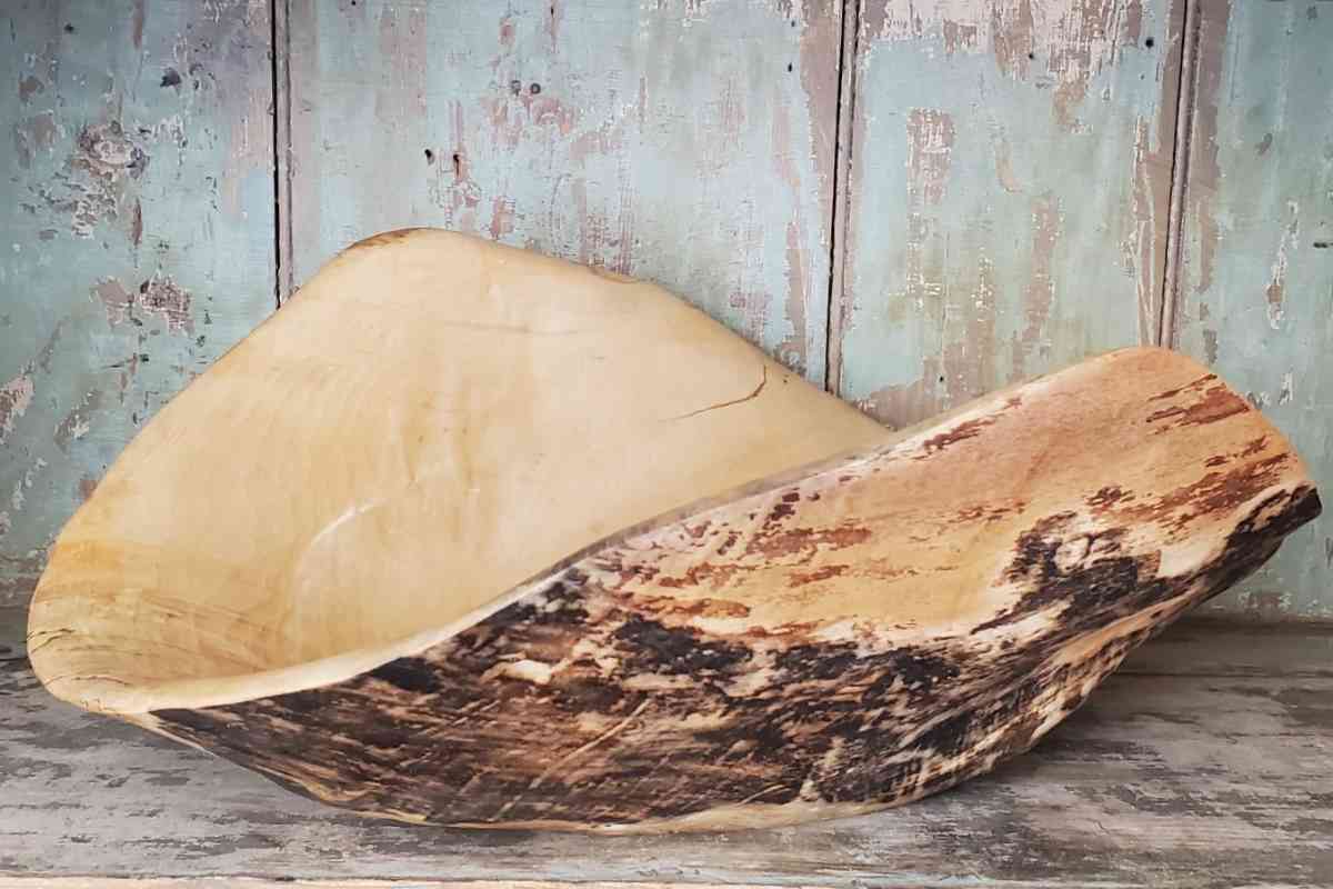 Large Fruit Bowl Wedding Gift Large Wood Bowl Dough Wood Salad