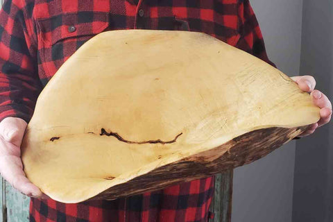 Large Maple Burl Bowl 19"