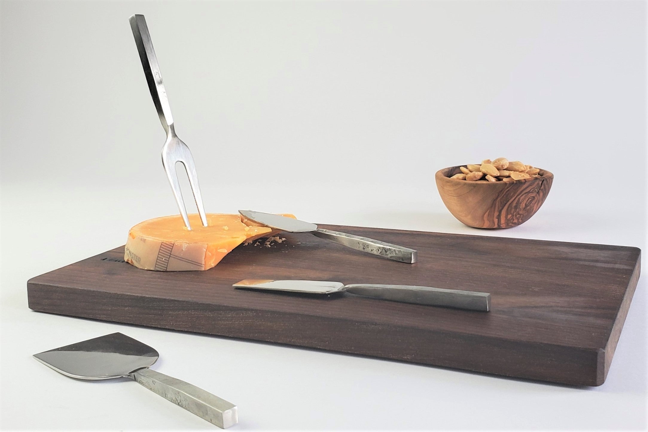 Multi-hardwood Mini Cutting Boards, Set of 4, Handmade Natural