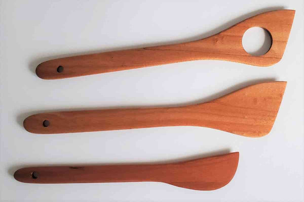 Wooden Spatulas Left or Right-Handed