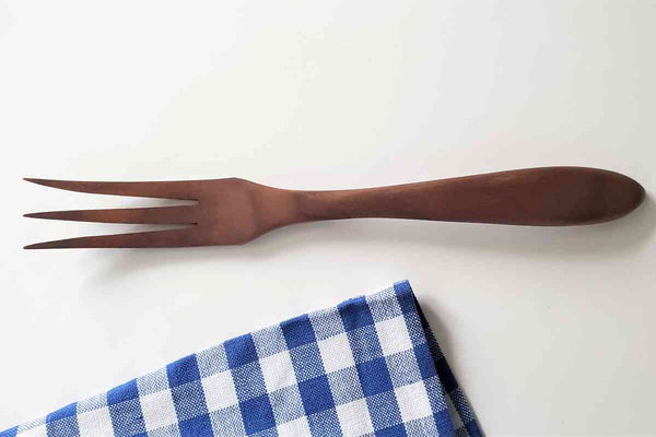 Walnut whisking fork