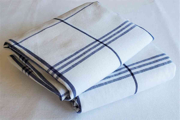 blue kitchen towel