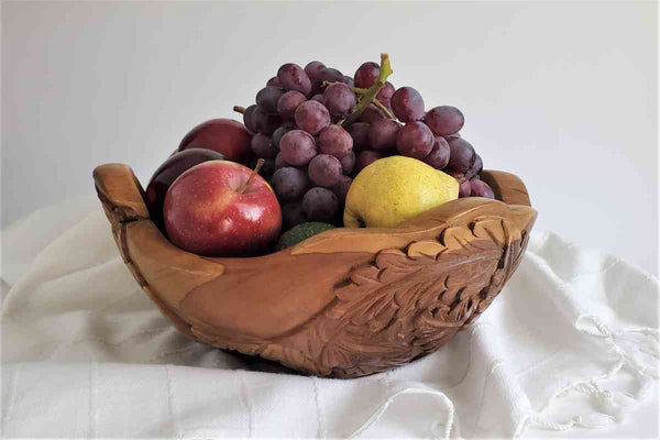 Arts and Crafts Teak Wood Bowl