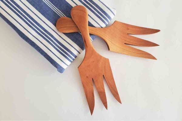 cherry salad servers