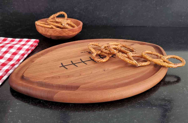 Football cutting board