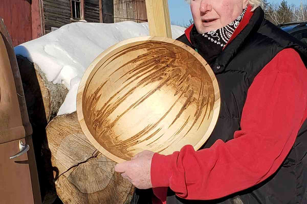 Spalted Maple Bowl Interior
