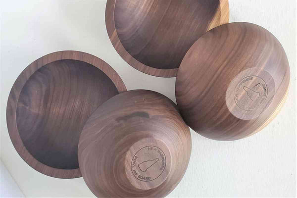 Black Walnut Salad Bowl 12" (Serves 4) Free Shipping