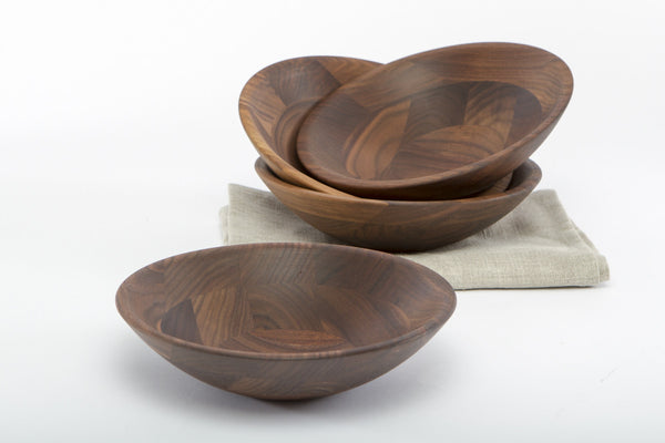 Black Walnut Sonoma Bowl Feeds a Crowd 14" | New Hampshire Bowl and Board
