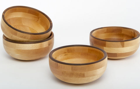 14" Flat Bottom Bowl 2X Bigger than Traditional Salad Bowls (16 Servings) | New Hampshire Bowl and Board