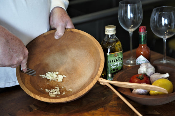 Wood Salad Tongs Pinch, Grab & Serve