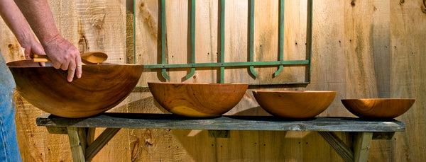 big wood salad bowls in stock