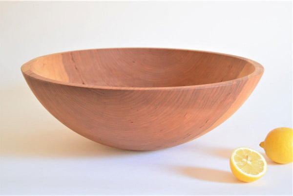 Personalized Cherry Salad Bowl Wedding Anniversary Gift Available in 3 Sizes