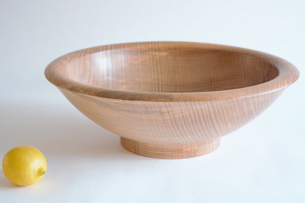 large Maple wood bowl