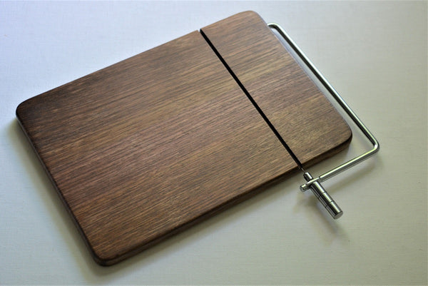 Wood Cheese Board with Wire Cutter | New Hampshire Bowl and Board