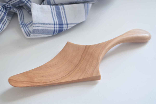 wood pie server
