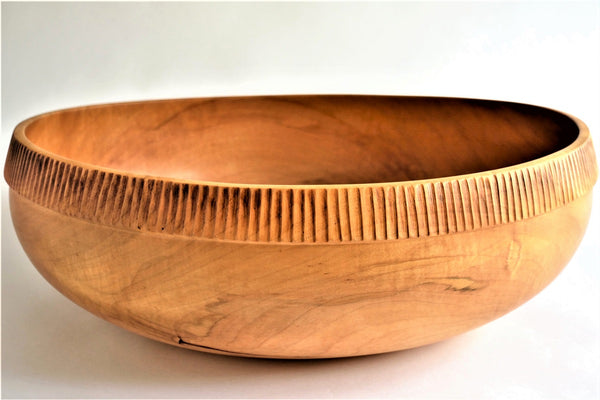Extra Large Artisan Wood Bowl Ambrosia Maple | New Hampshire Bowl and Board