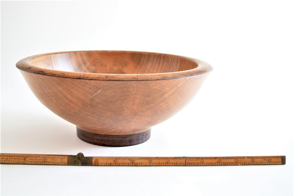 Large Artisan Wood Bowl Distinctive Red Maple | New Hampshire Bowl and Board