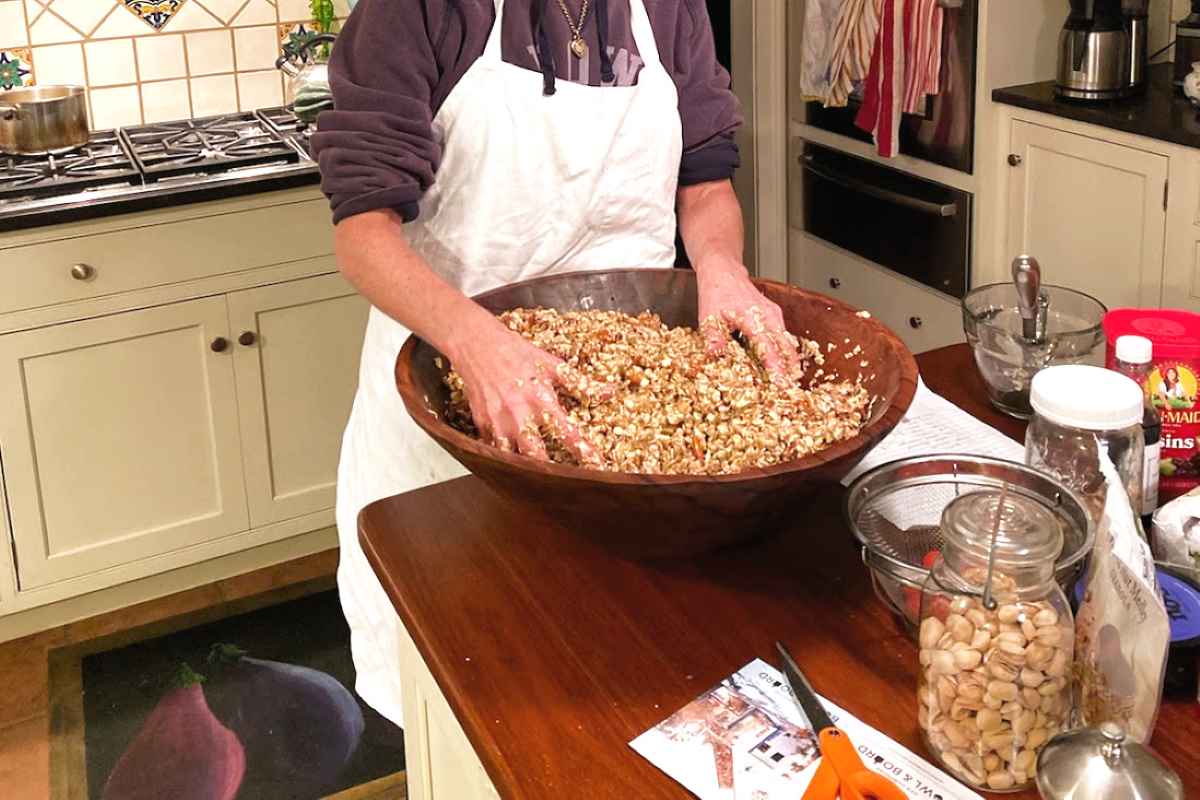 Extra Large Carved Wooden Bowl 20