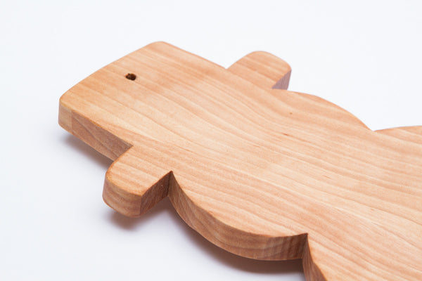 Snowman Cutting Board in Maple | New Hampshire Bowl and Board