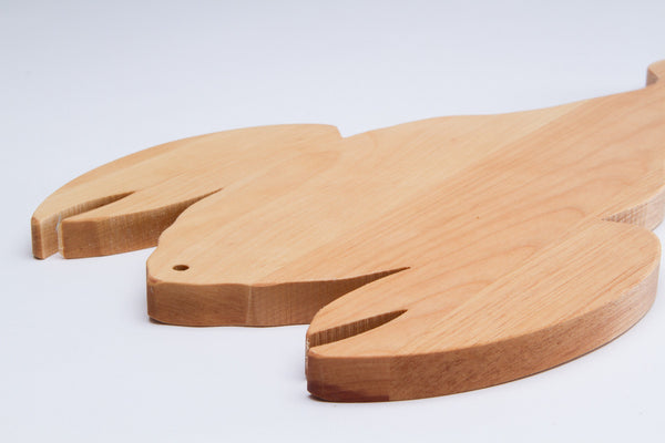 Maine Lobster Wood Cutting Board Guaranteed to Have Two Claws | New Hampshire Bowl and Board
