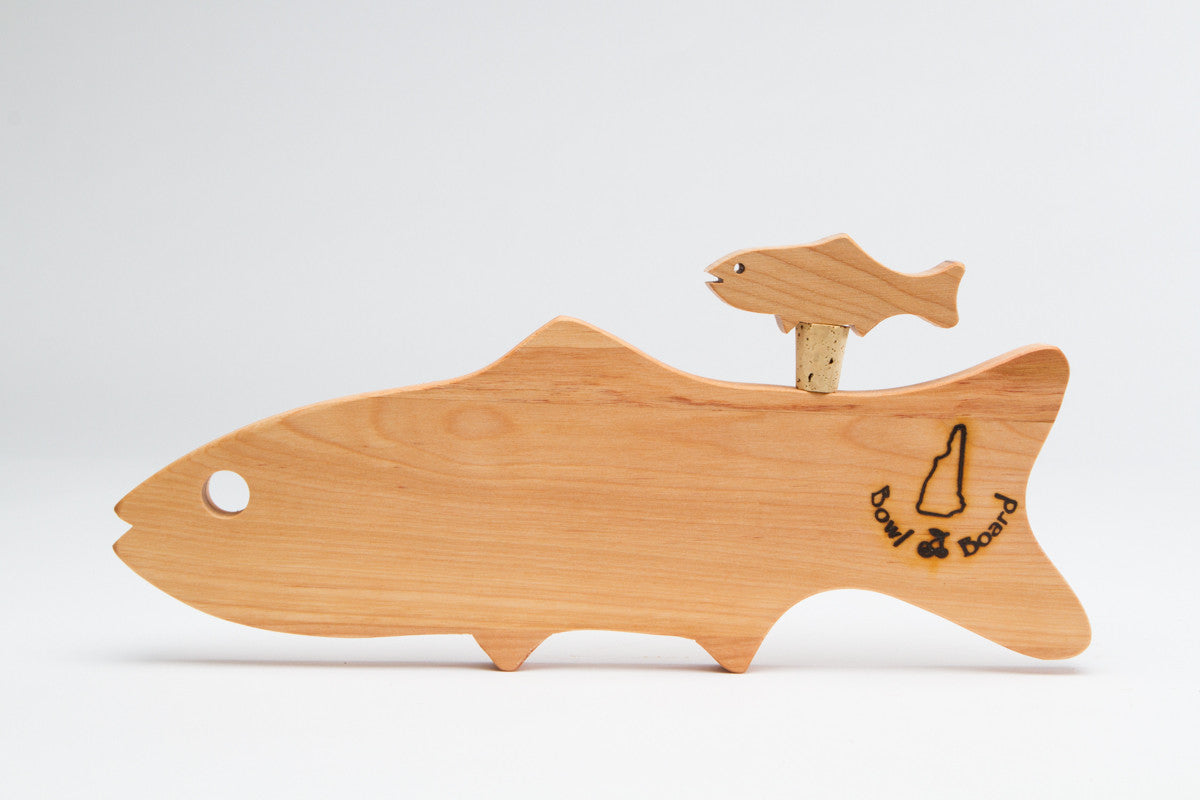 Fish Shaped Wood Cutting Board - 1495-FISH - IdeaStage Promotional