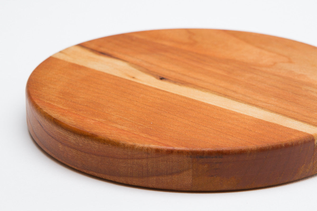 Round Cherry Wood Cutting Board