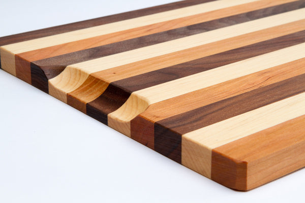 reversible wood cutting board