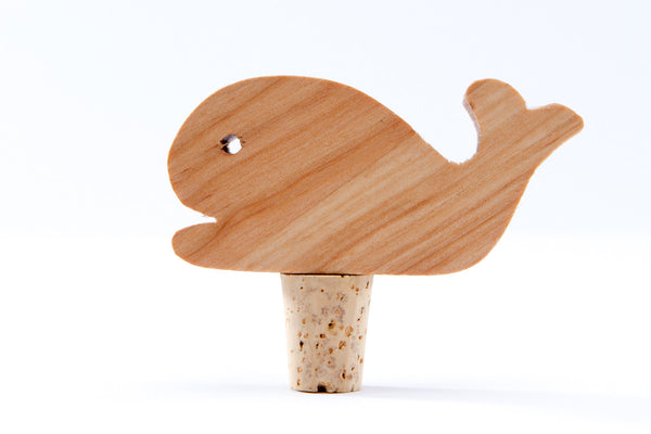 Whale Bottle Stopper | New Hampshire Bowl and Board