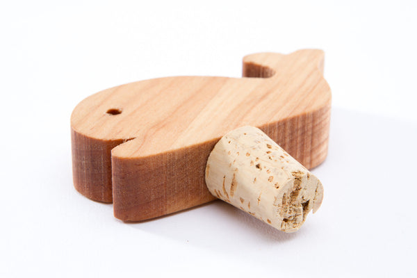 Whale Bottle Stopper | New Hampshire Bowl and Board