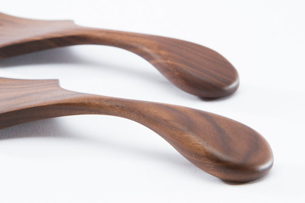 walnut salad fingers detail of handle vegan gift