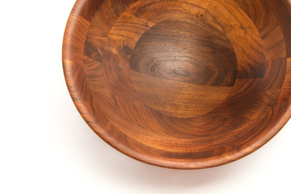 Black Walnut Sonoma Bowl Feeds a Crowd 14" | New Hampshire Bowl and Board