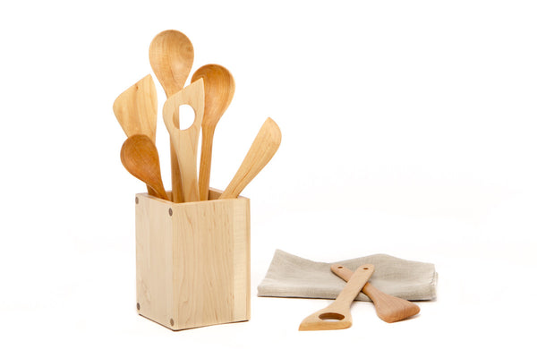 Spoon and Utensil Holder or Crock | New Hampshire Bowl and Board