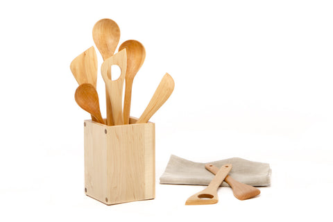 Spoon and Utensil Holder or Crock | New Hampshire Bowl and Board